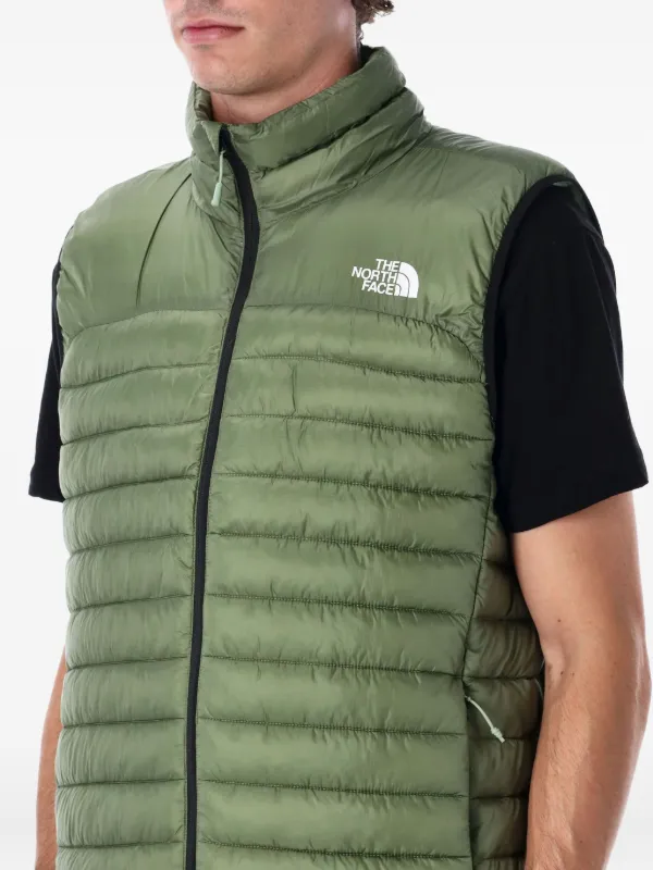 The North Face ジップアップ キルティングベスト | グリーン
