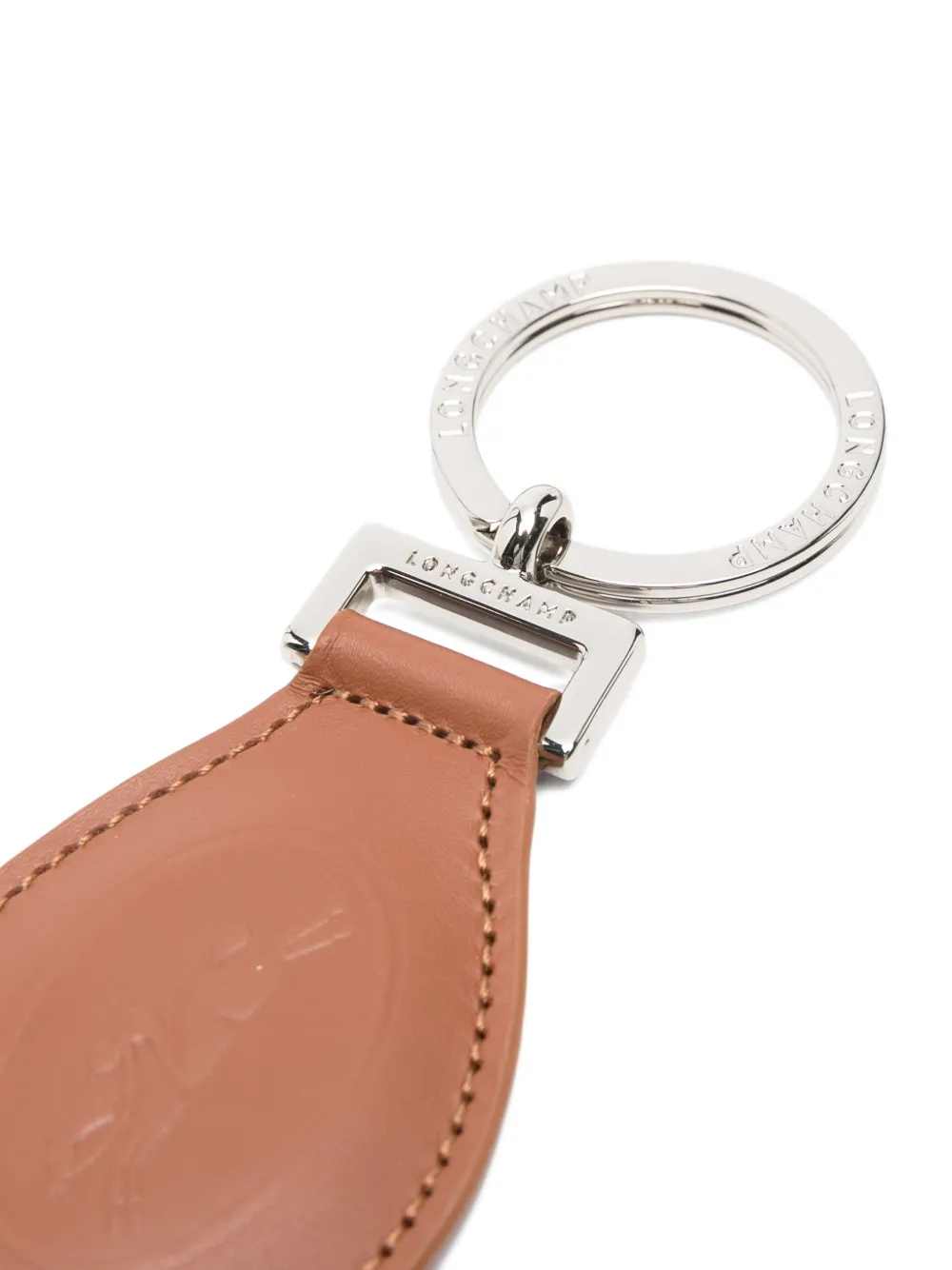 Longchamp Le Foulonné Keyring In Pink