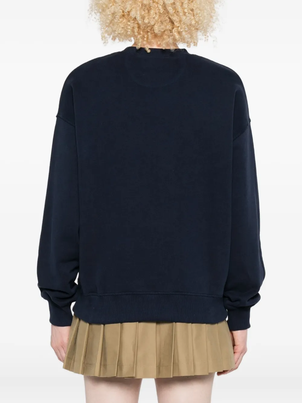 THE NEW SOCIETY Sweater met print Blauw