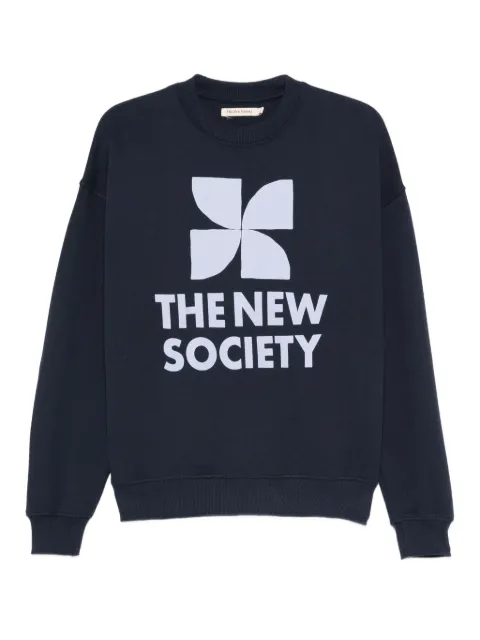 THE NEW SOCIETY sudadera con estampado gráfico