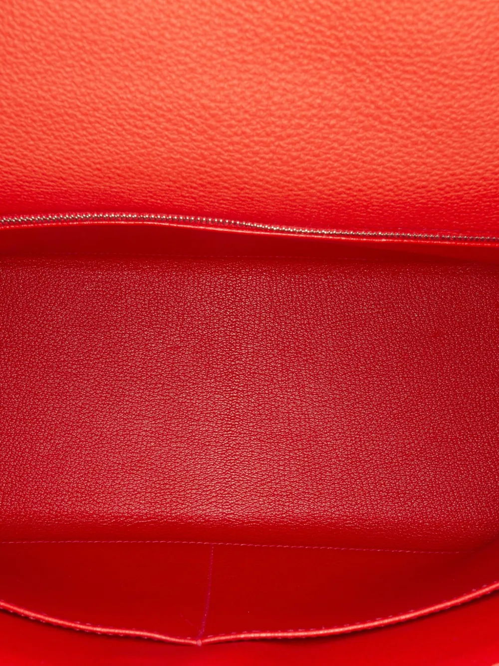 Pre-owned Hermes 2015 Togo Kelly Ii Retourne 32 Satchel In Red