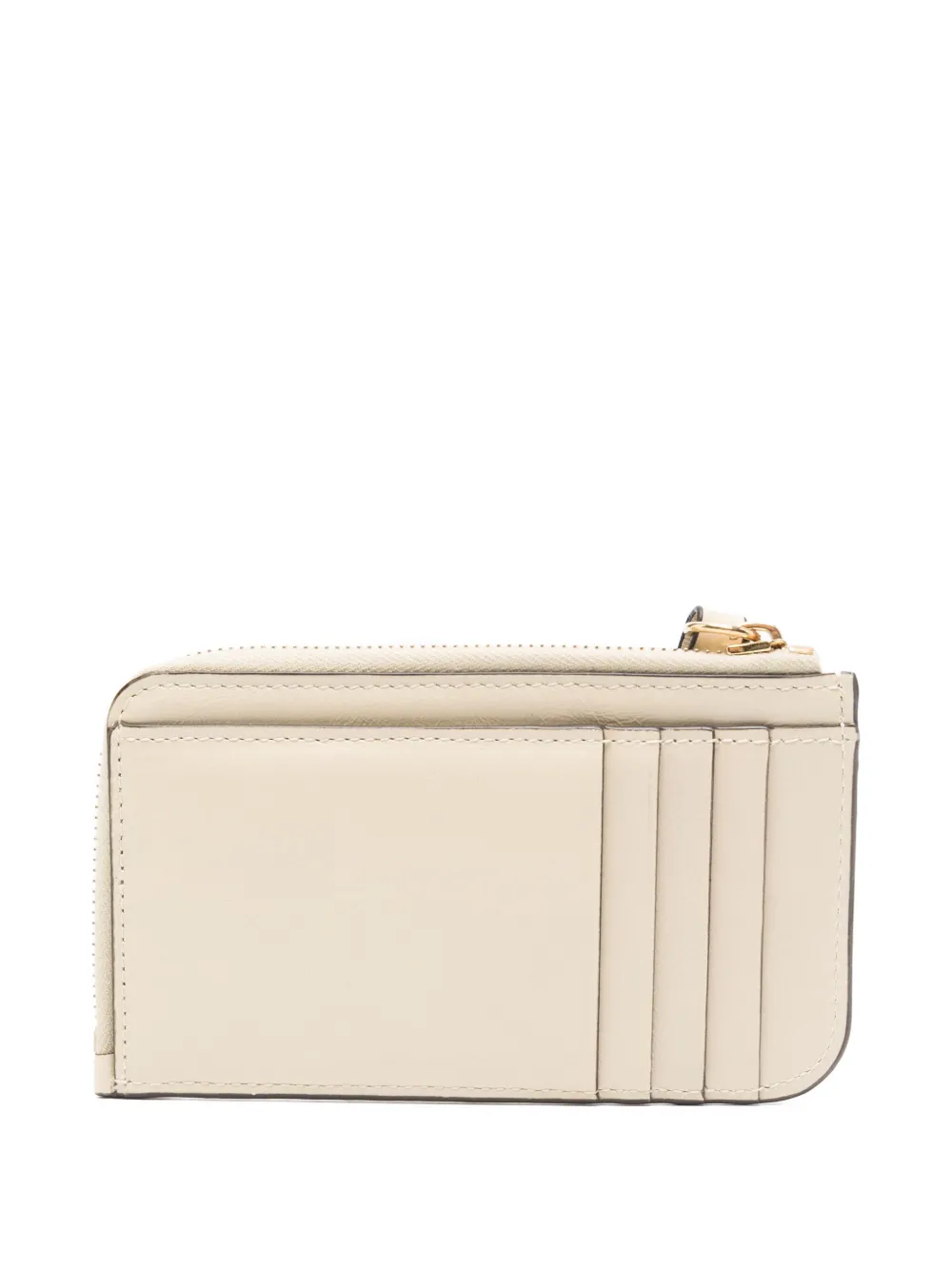 Chloé Alphabet-charm Wallet In Neutral