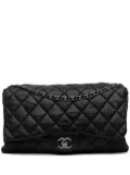 CHANEL Pre-Owned 2009-2010 Maxi Quilted Lambskin 3 Flap shoulder bag - Black