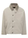 Barbour padded corduroy-collar jacket - Neutrals