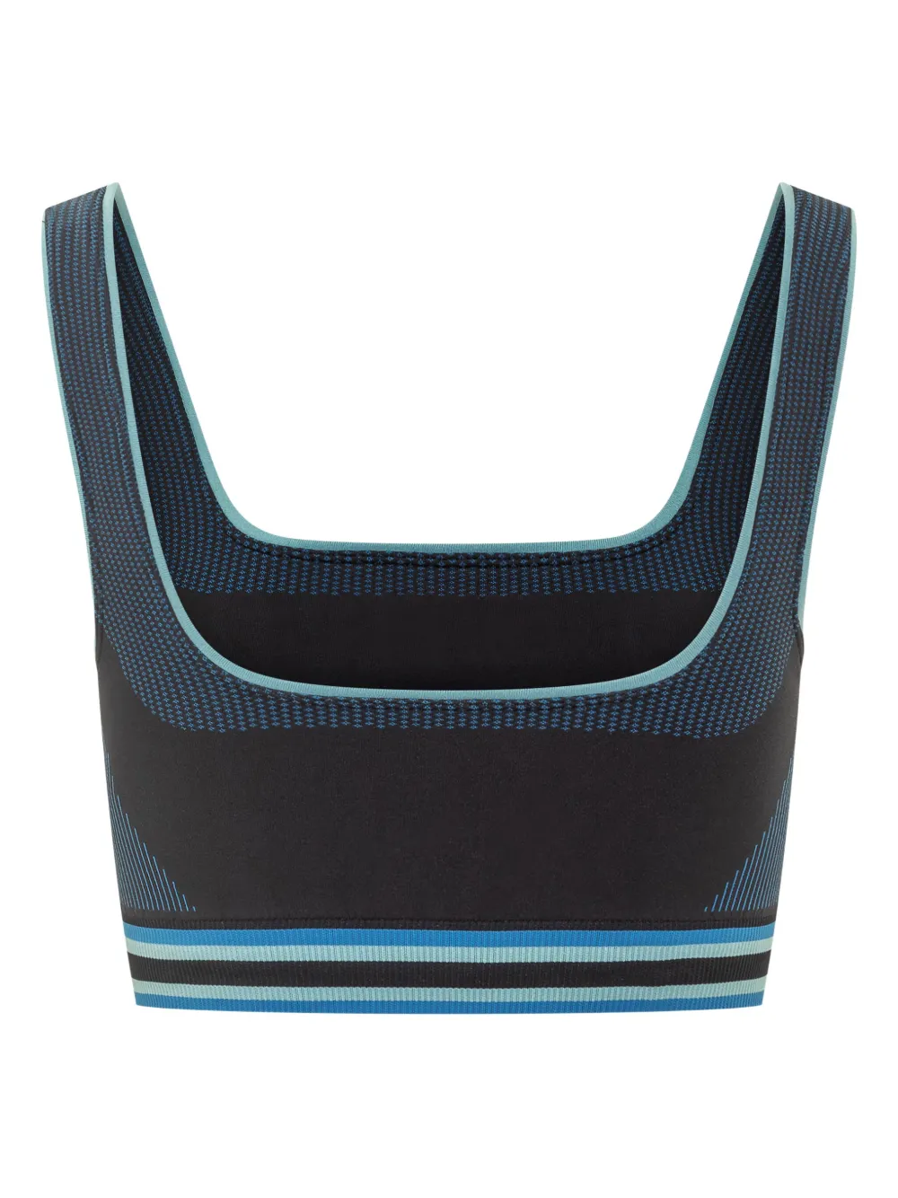 Casablanca Sports Top With Azure Details In Black
