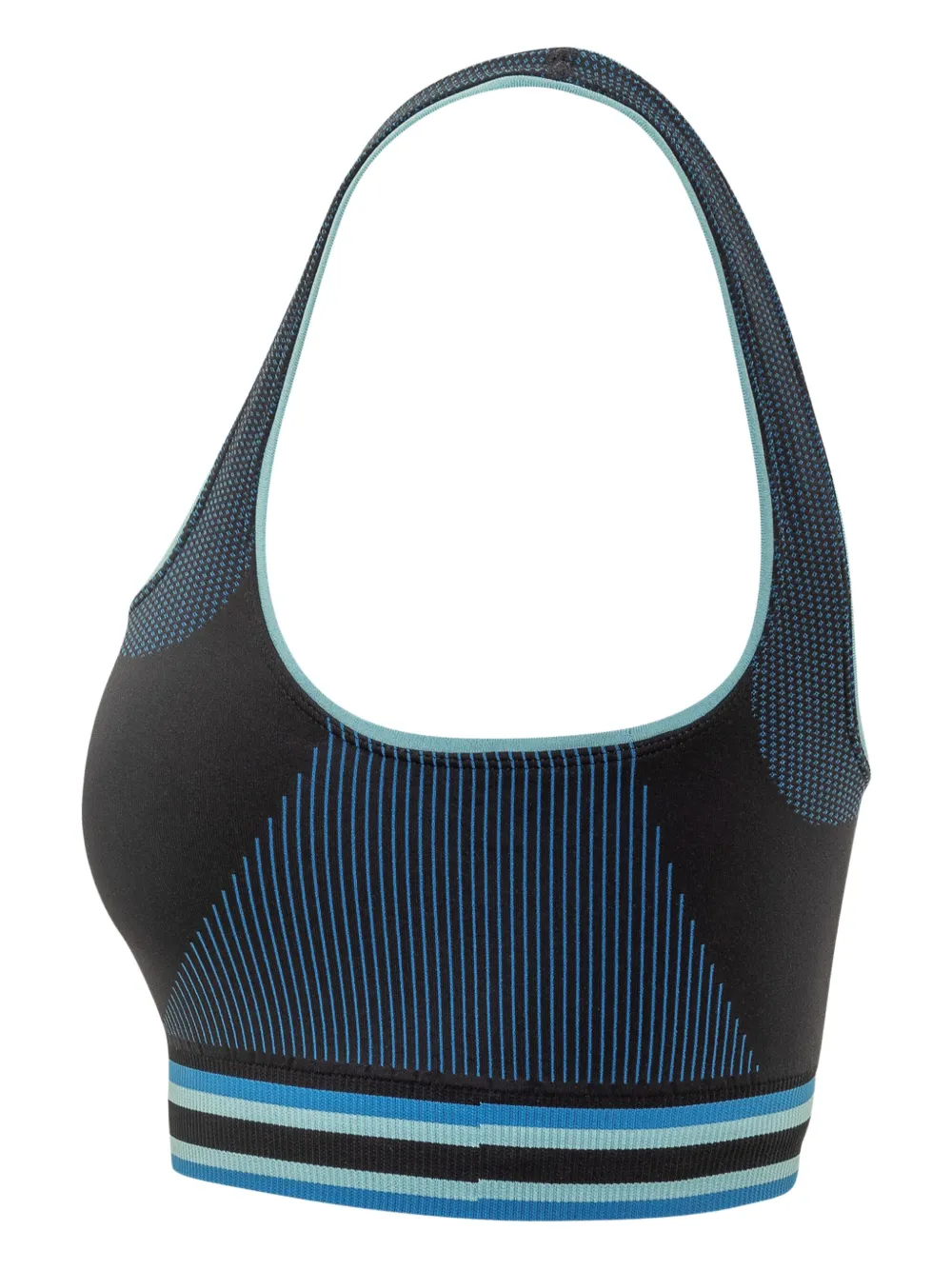 Casablanca Sports Top With Azure Details In Black