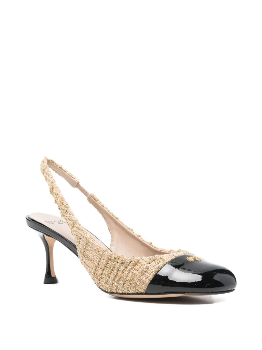 Nº21 panelled slingback pumps | Heeled Pumps | Image 2