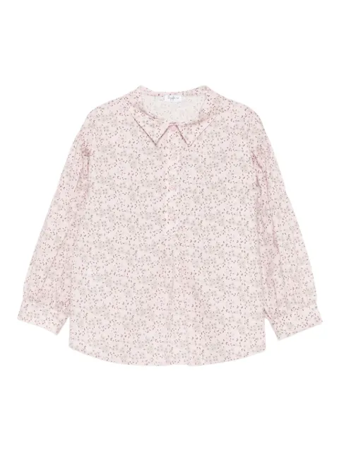 Il Gufo floral-print collared blouse 