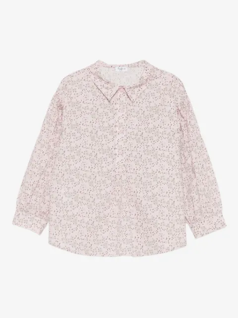 Il Gufo floral-print collared blouse 