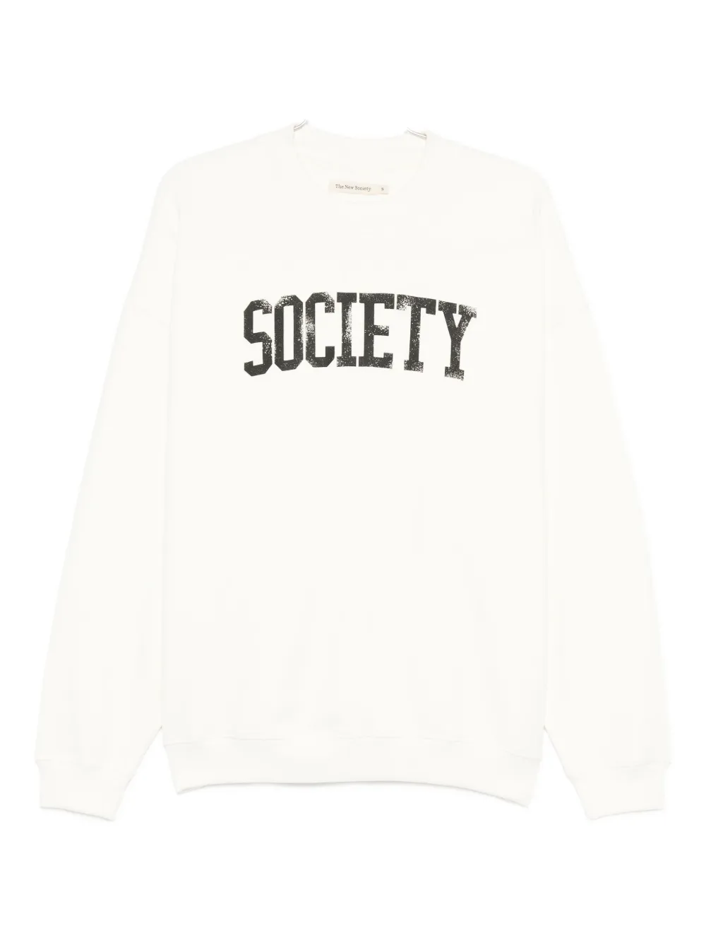 THE NEW SOCIETY logo-print sweatshirt - Bianco