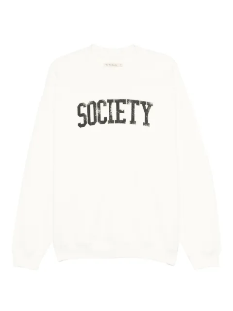 THE NEW SOCIETY sudadera con logo estampado