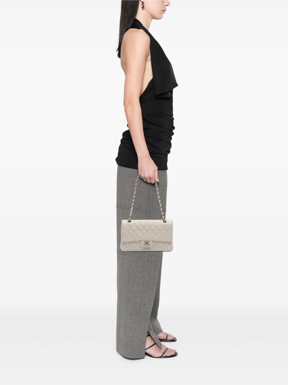 CHANEL Pre-Owned 2014 Medium Classic Caviar Double Flap shoulder bag | Pre-Owned | Image 2