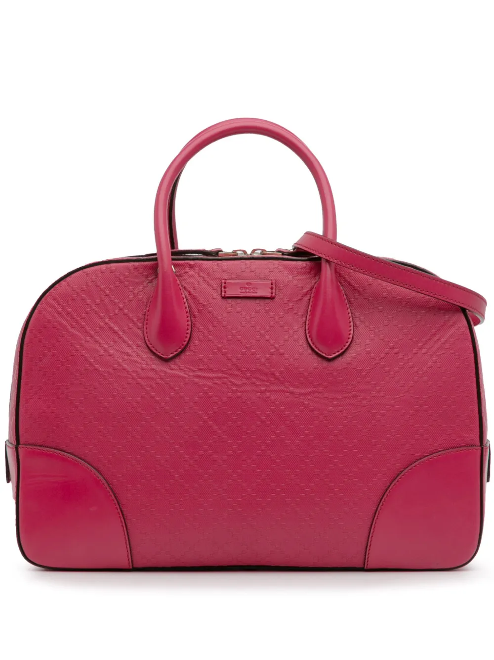 Gucci Pre-Owned شنطة 'ديامانت برايت' جلد بحمالة كتف 2016-2025 | وردي | Image 1