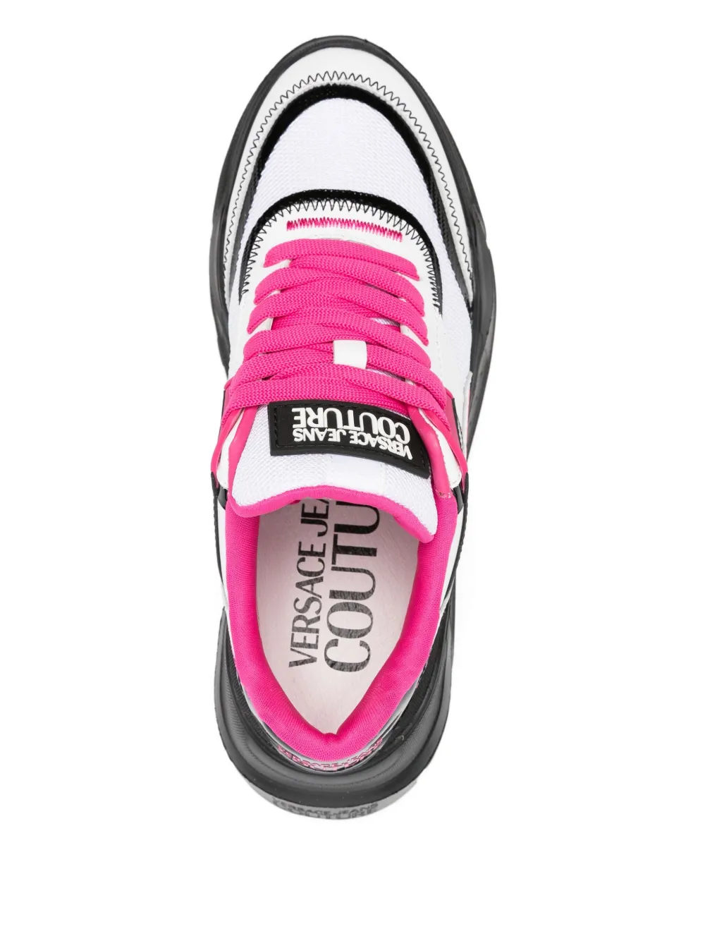 Versace Jeans Couture Fondo Speedtrack Chunky Sneakers In White