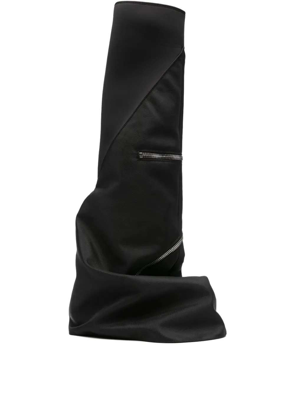 Rick Owens Drkshdw Ziper-detail Boots In Black