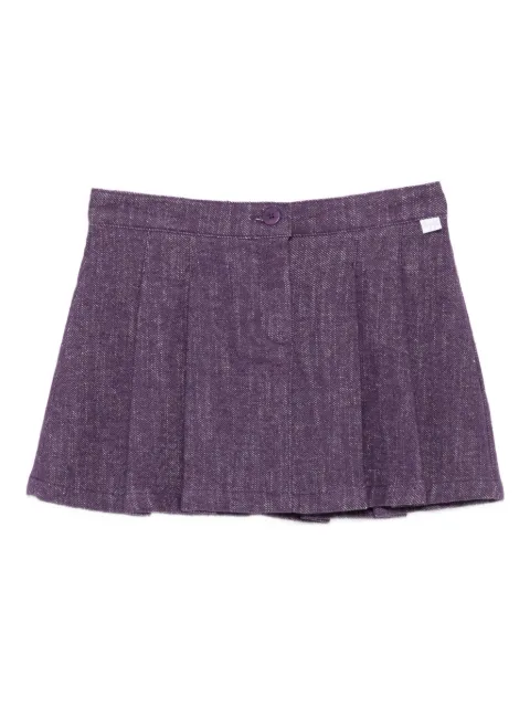 Il Gufo buttoned pleated skirt