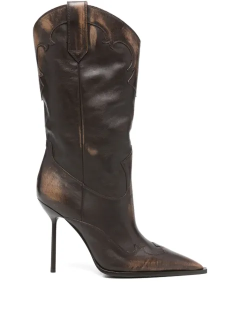 Paris Texas pointed-toe stiletto-heel boots