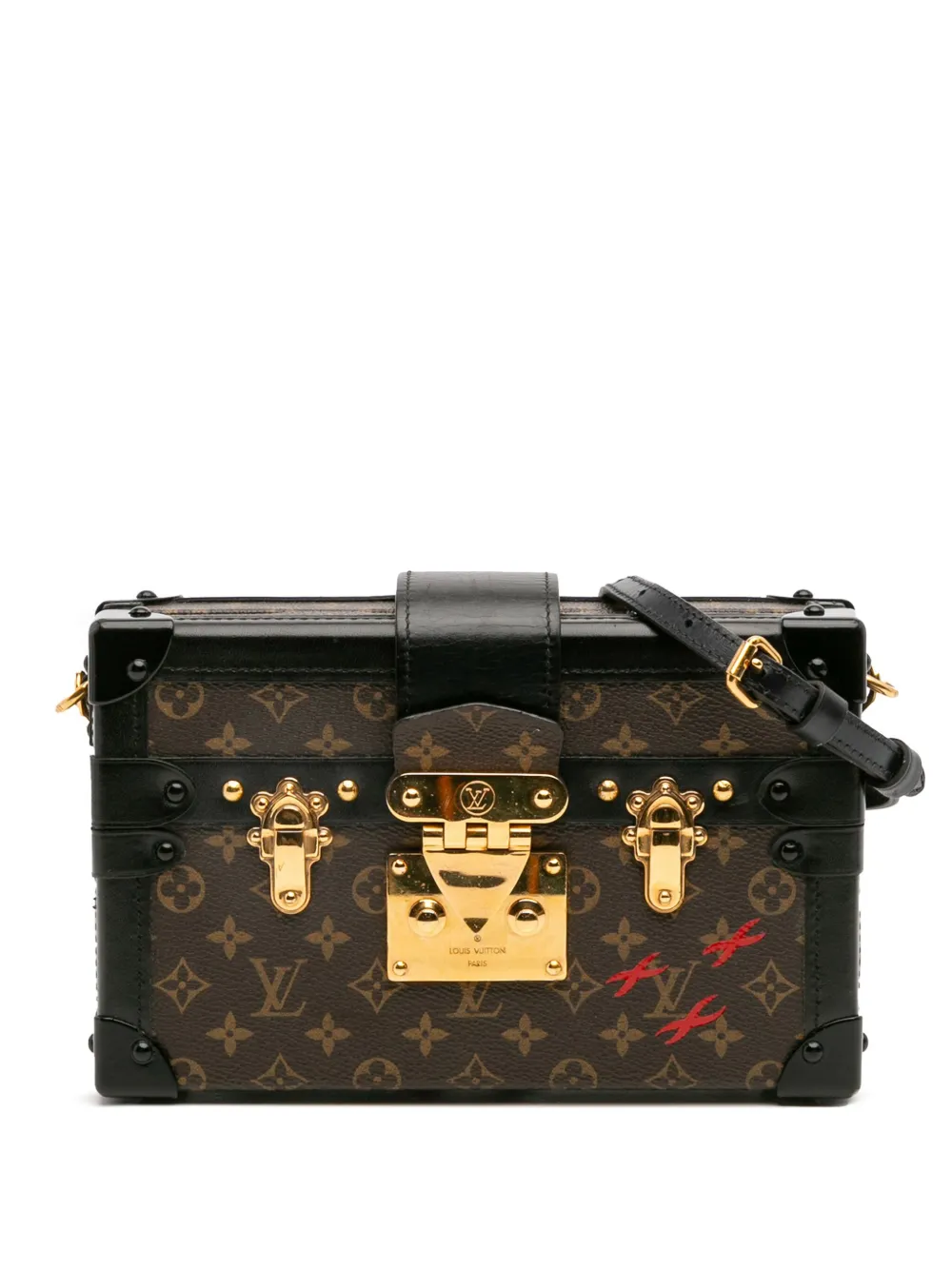 Louis Vuitton Pre-Owned 2017 Monogram Petite Malle crossbody bag | Brown | Image 1