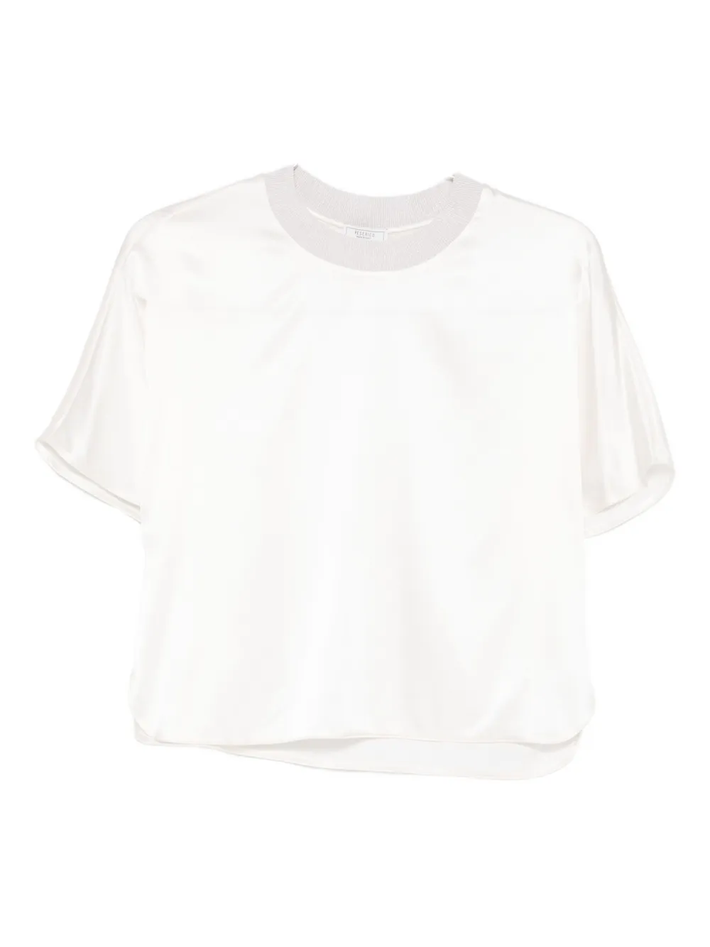 Peserico round-neck silk blouse | Neutrals | Image 1
