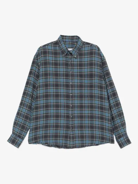 LC23 plaid-check button-up shirt