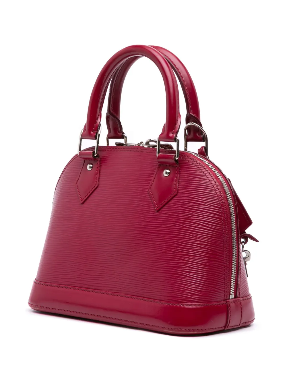 Pre-owned Louis Vuitton 2014 Epi Alma Bb Satchel In Pink