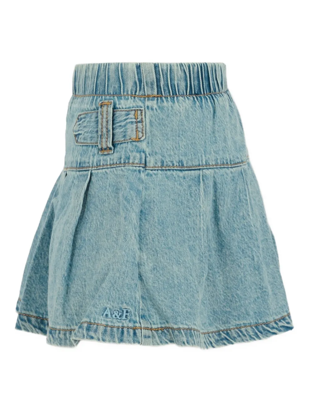 ABERCROMBIE FITCH KIDS Geplooide spijkerrok Blauw