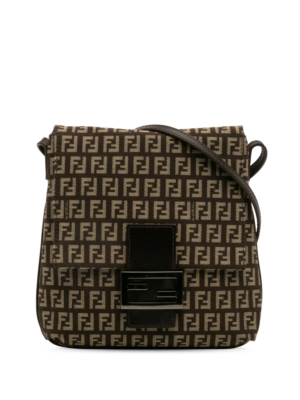 Fendi Pre-Owned 2000-2010 Zucchino Canvas crossbody bag | Brown | Image 1