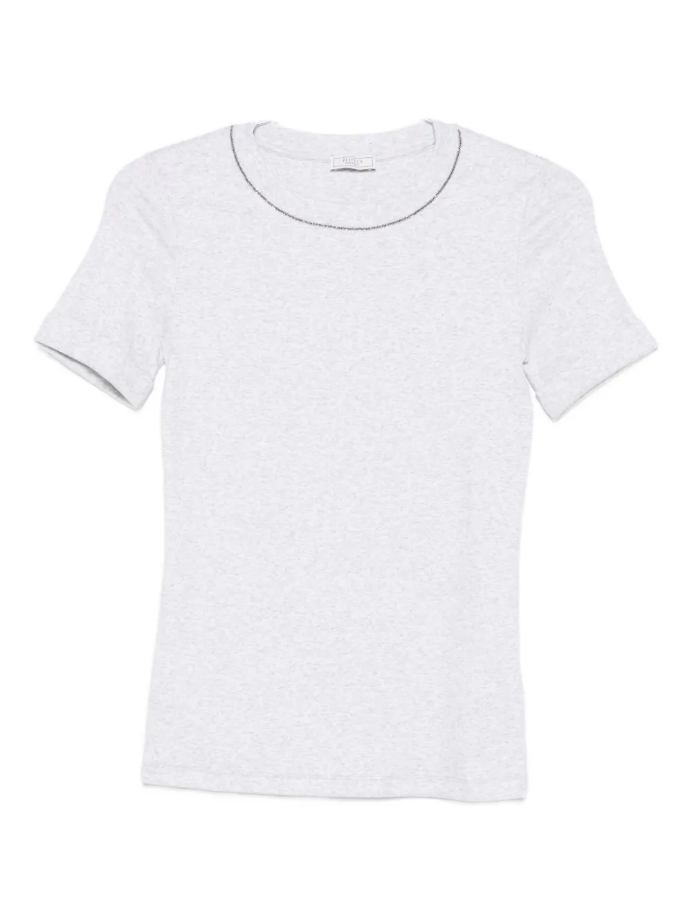 Peserico Chain-detail T-shirt In White