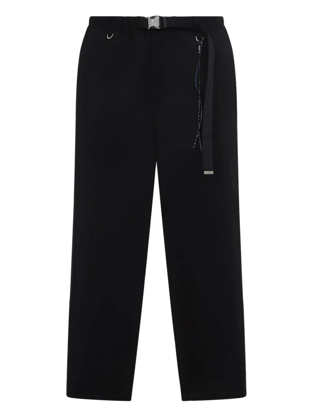Mastermind Japan pantalones con estampado gráfico y cinturón | negro | Image 1