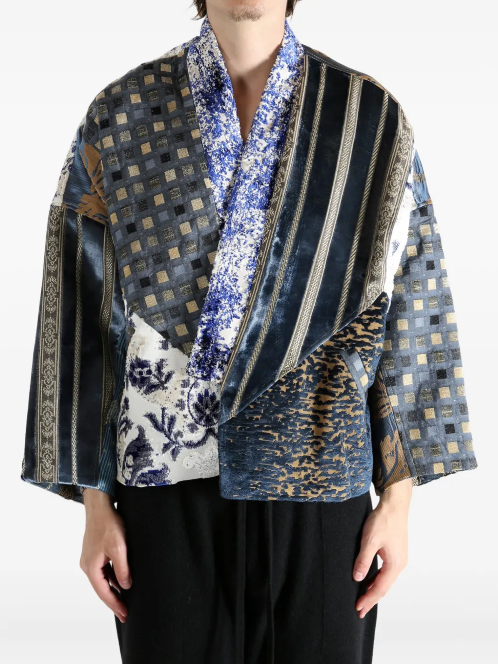 Emergency Room patchwork velvet jacket | Shirt Jackets | Image 2