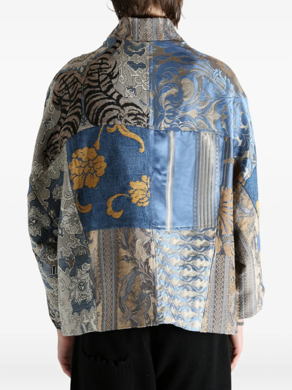 Emergency Room Patchwork Jacket In Blue