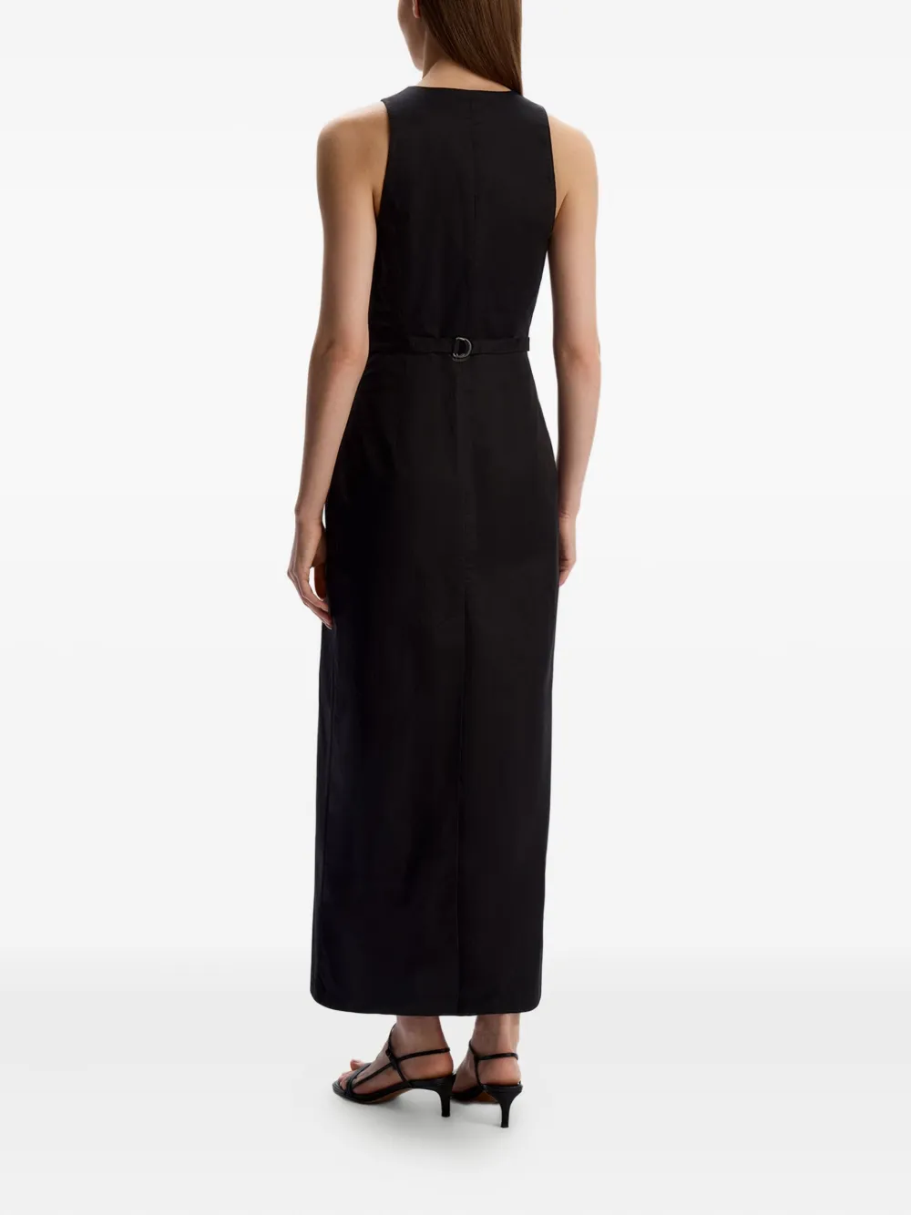 12 Storeez Kleid Mit Knopfverschluss In Black