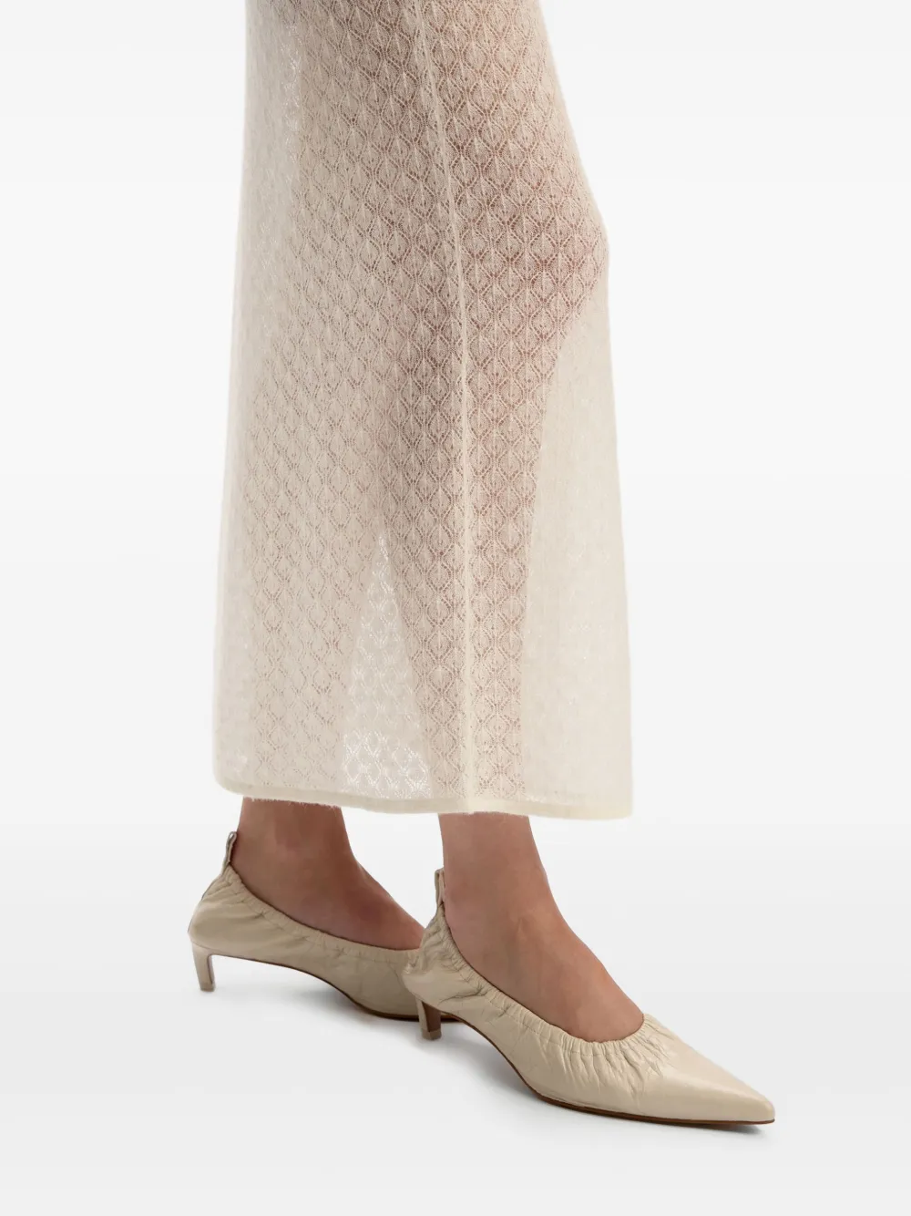 12 STOREEZ Jurk met kristallen Wit