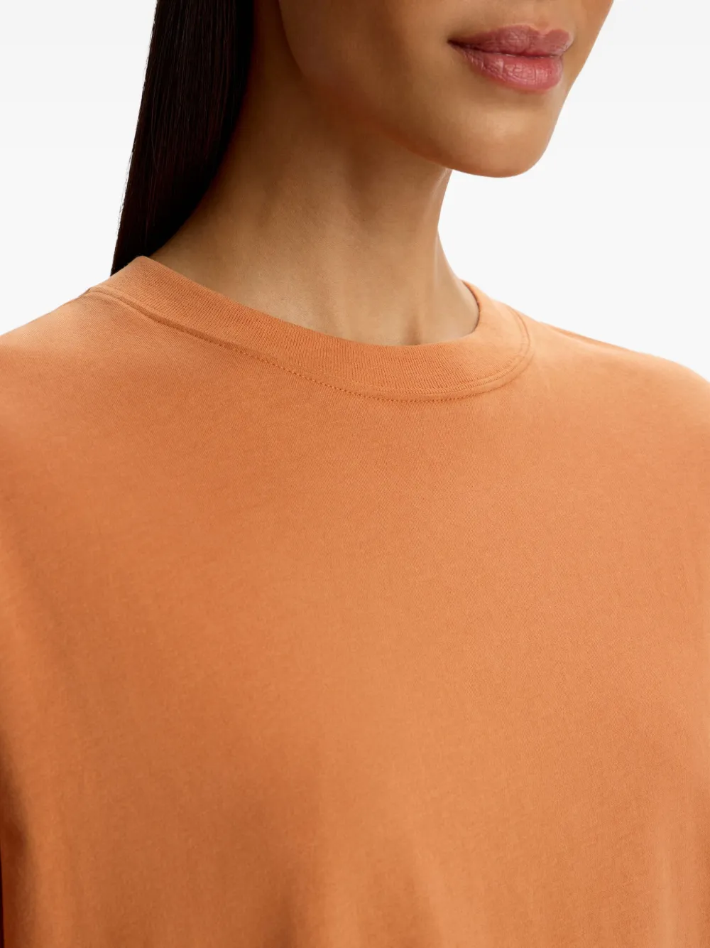 12 Storeez Cotton T-shirt In Brown