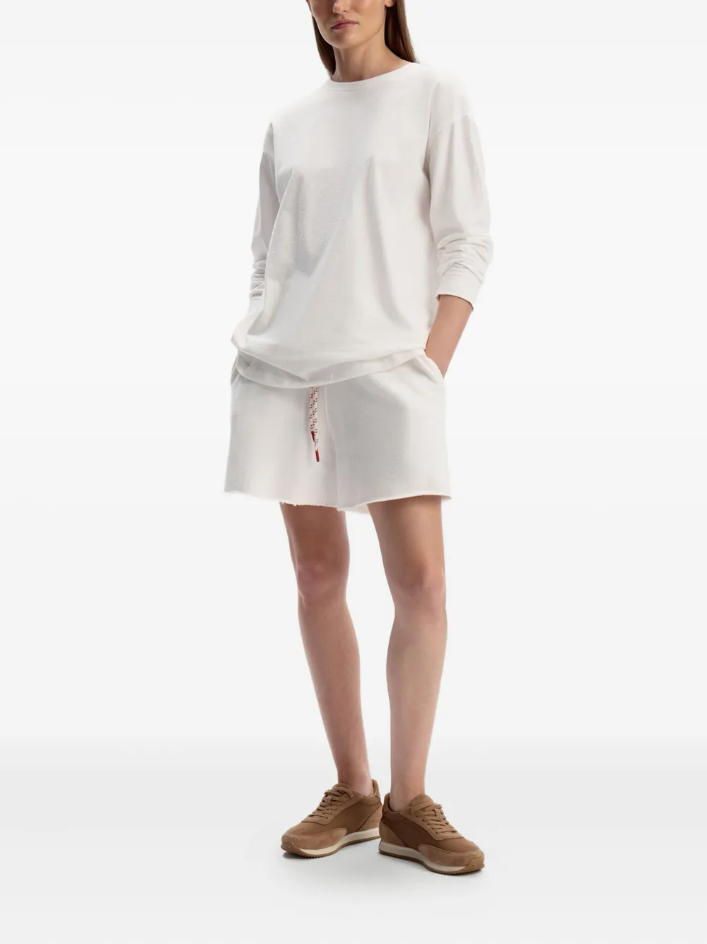 12 STOREEZ textured-cotton long-sleeve T-shirt | T-Shirts & Jersey Shirts | Image 2