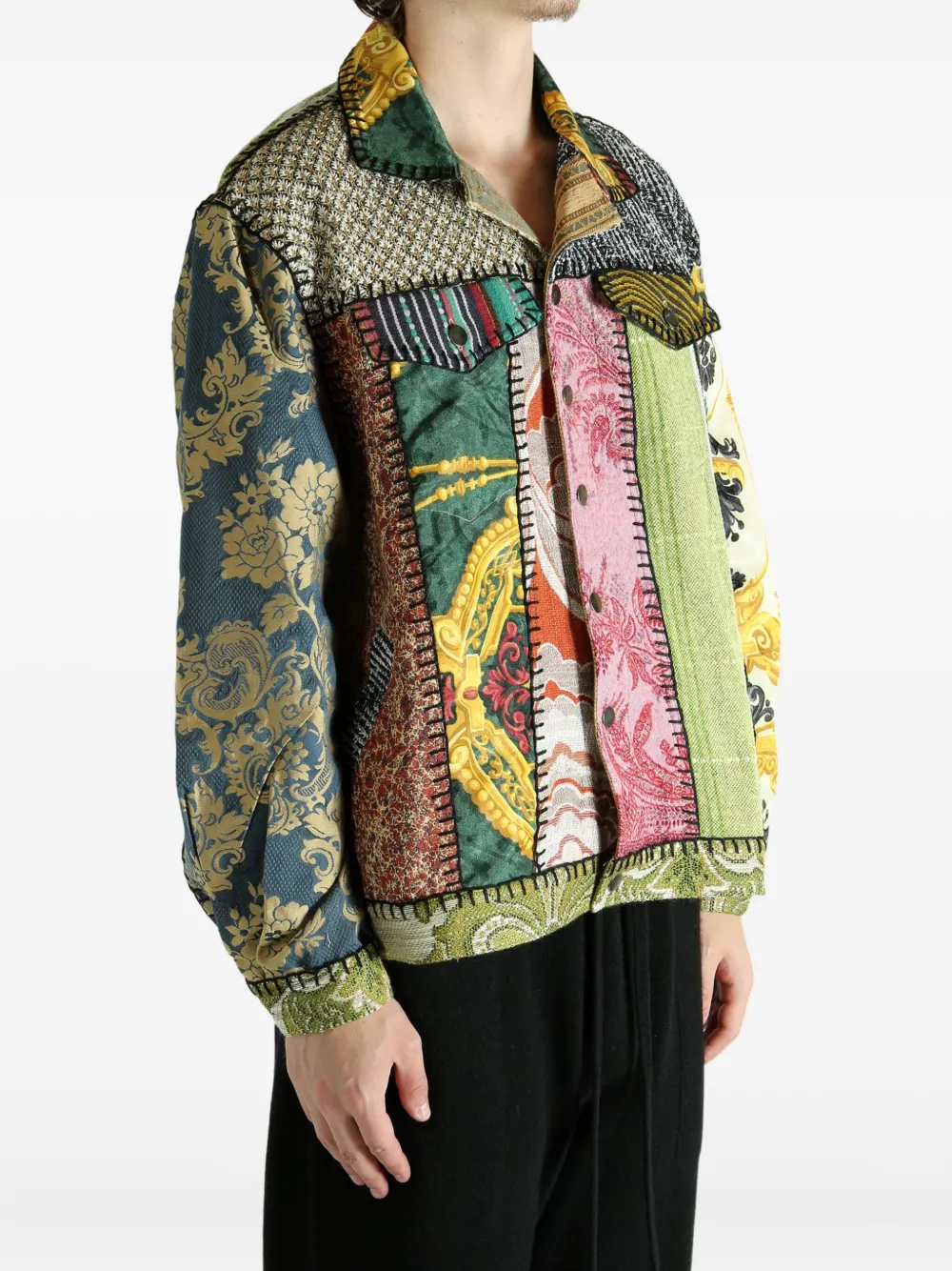 Emergency Room Patchwork Jacket In Multi