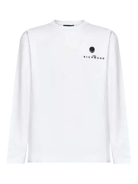 John Richmond skull-logo long-sleeve T-shirt