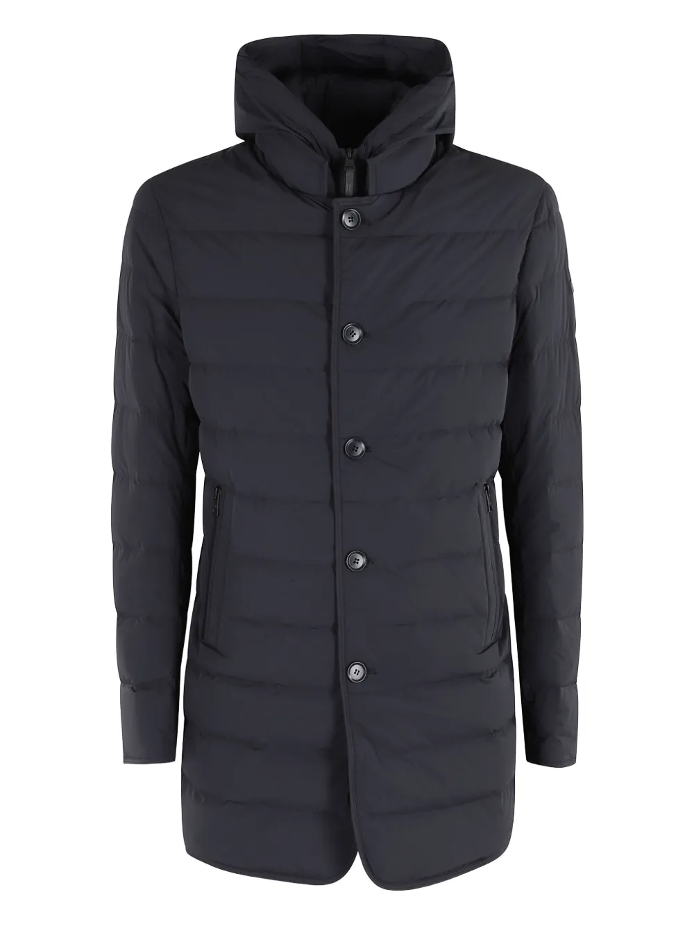 Duno Loft Hoody button coat | Blue | Image 1