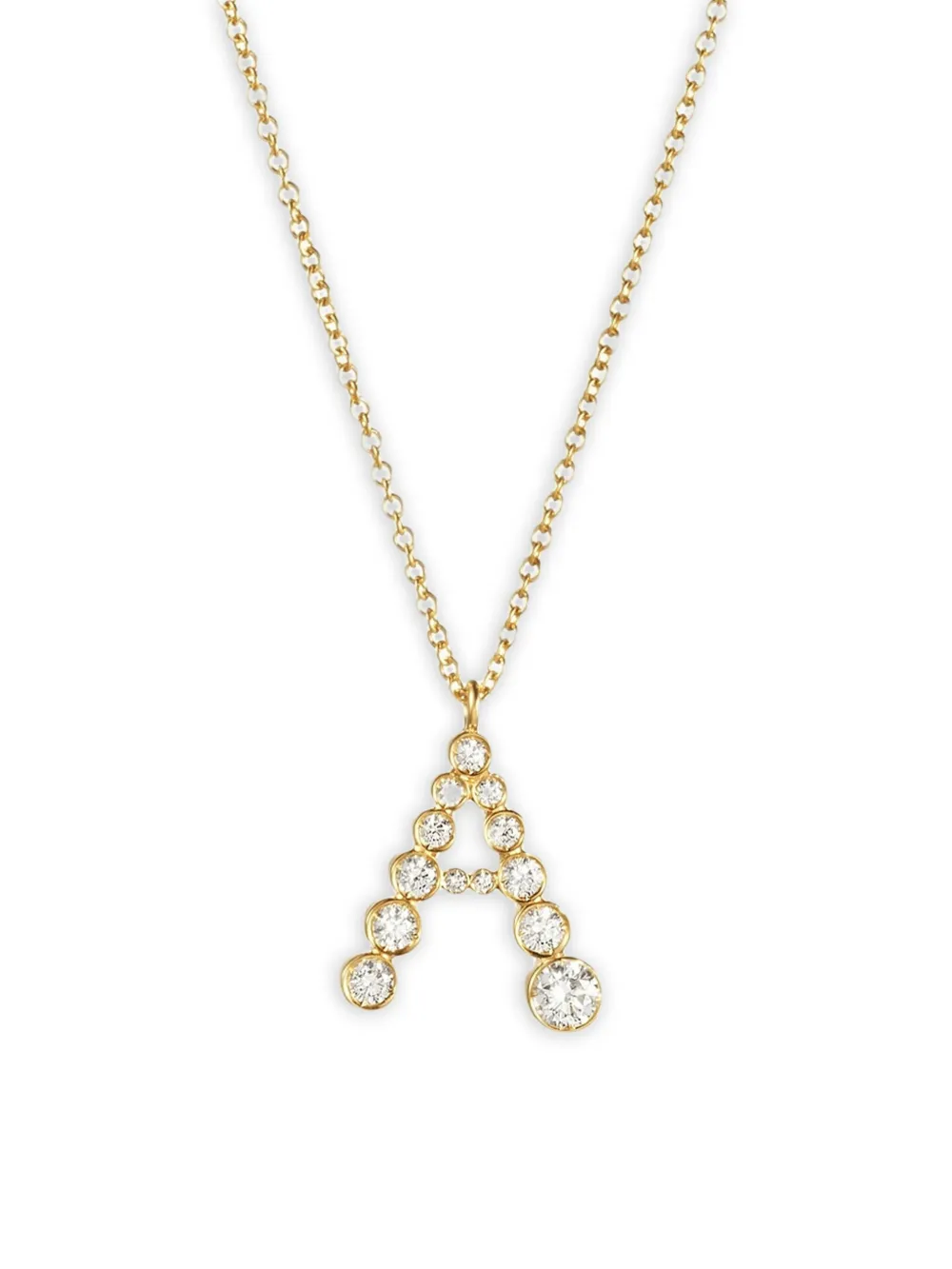 Sophie Bille Brahe 18k Recycled Yellow Gold Soprano A Diamond Necklace In Gold