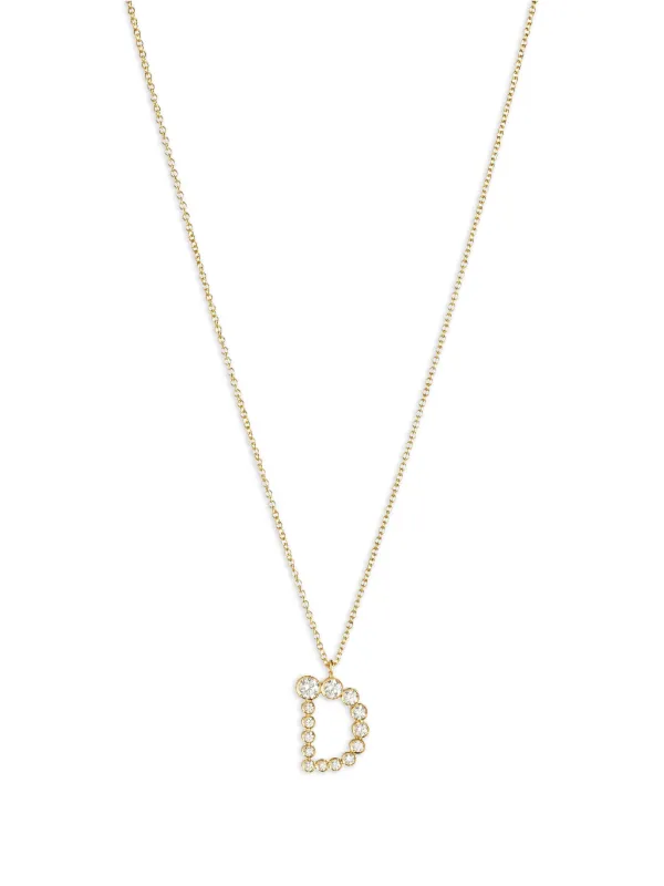 Sophie Bille Brahe 18K Recycled Yellow Gold Soprano D Diamond Necklace