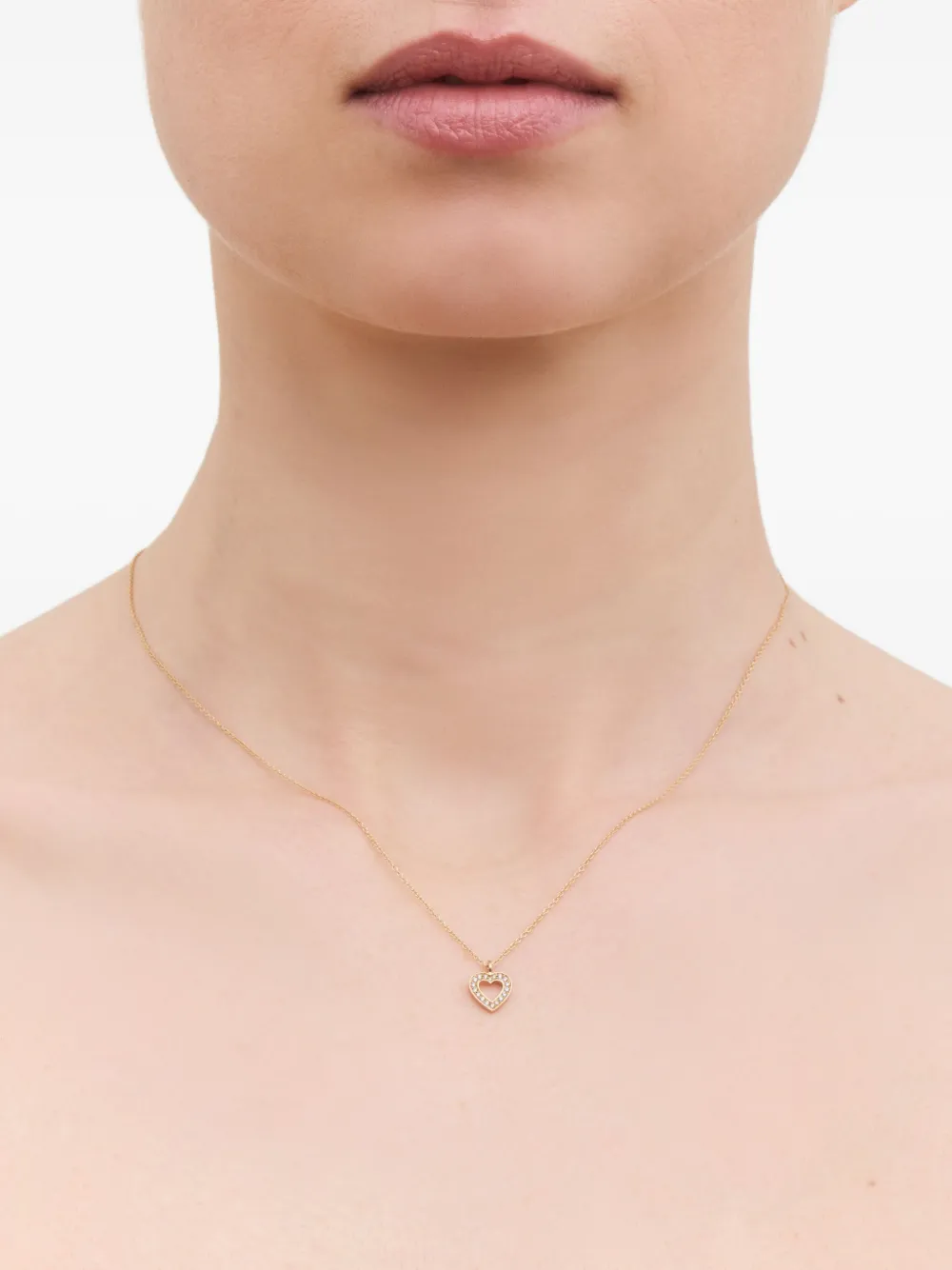Sophie Bille Brahe 18k Recycled Yellow Gold Amour Diamond Necklace In Gold