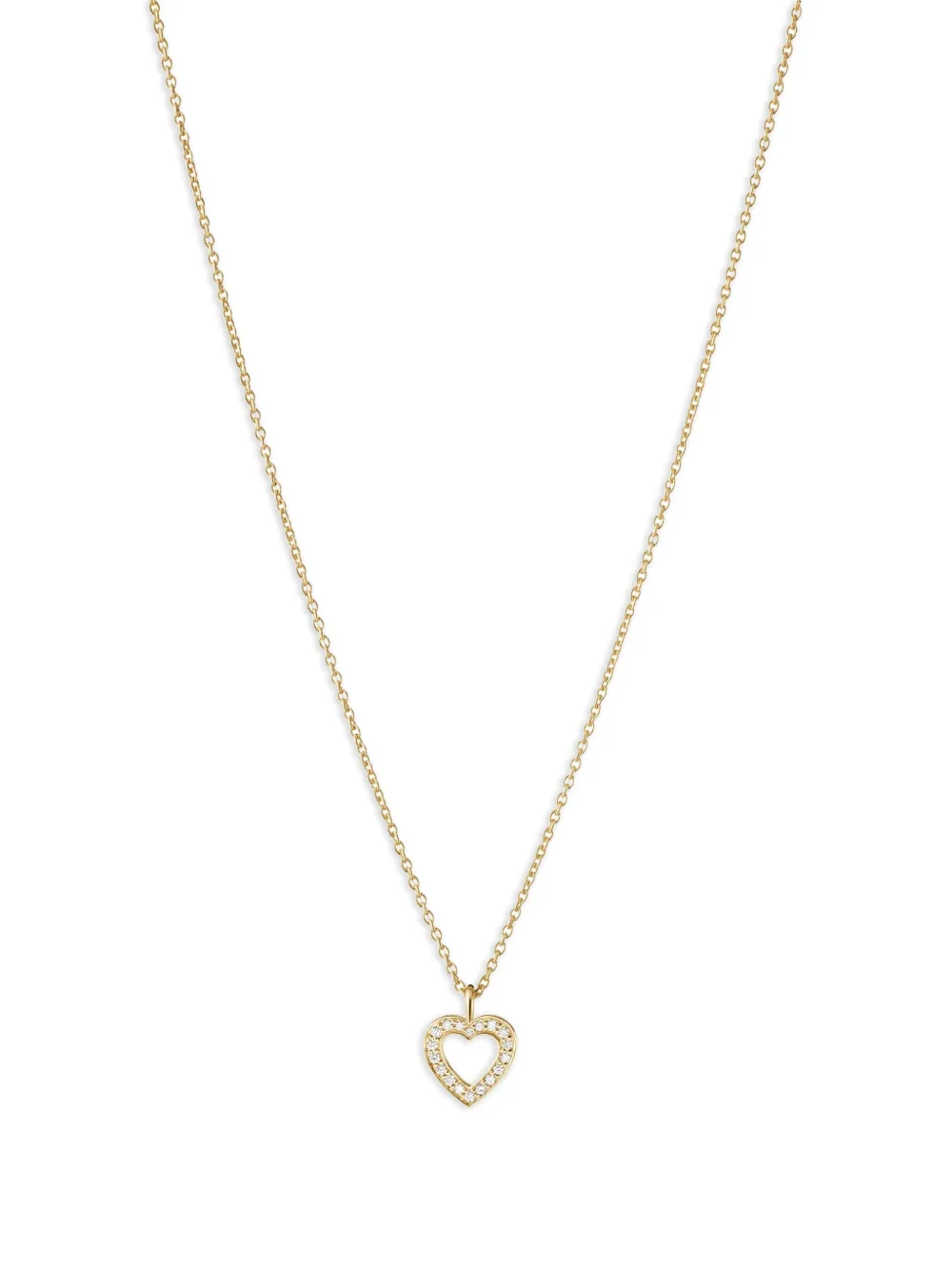 Sophie Bille Brahe 18K recycled yellow gold Amour diamond necklace - Sophie Bille Brahe 18K recycled yellow gold Amour diamond necklace -