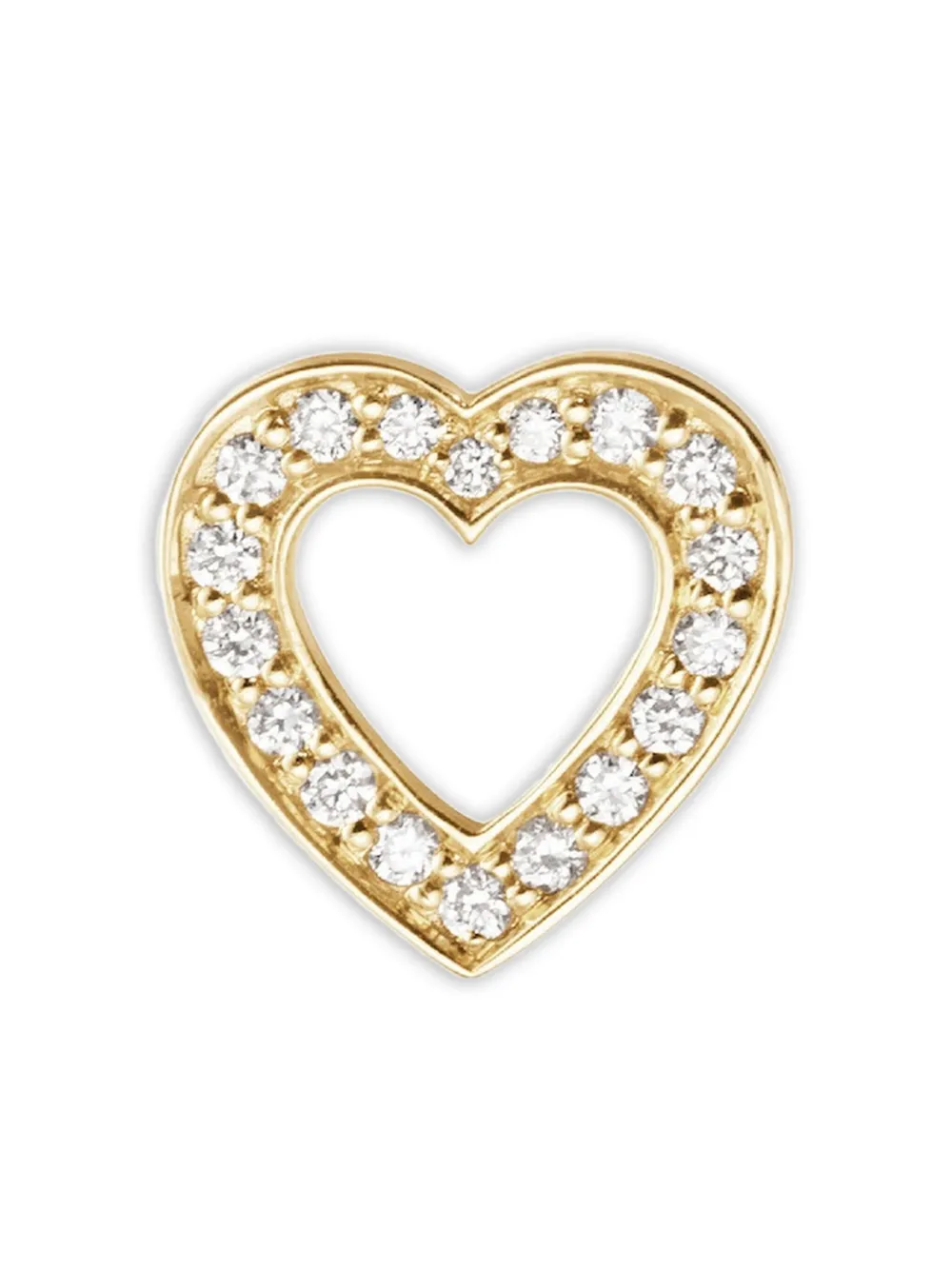 Sophie Bille Brahe 18k Recycled Gold Amour Diamond Earring In Gold