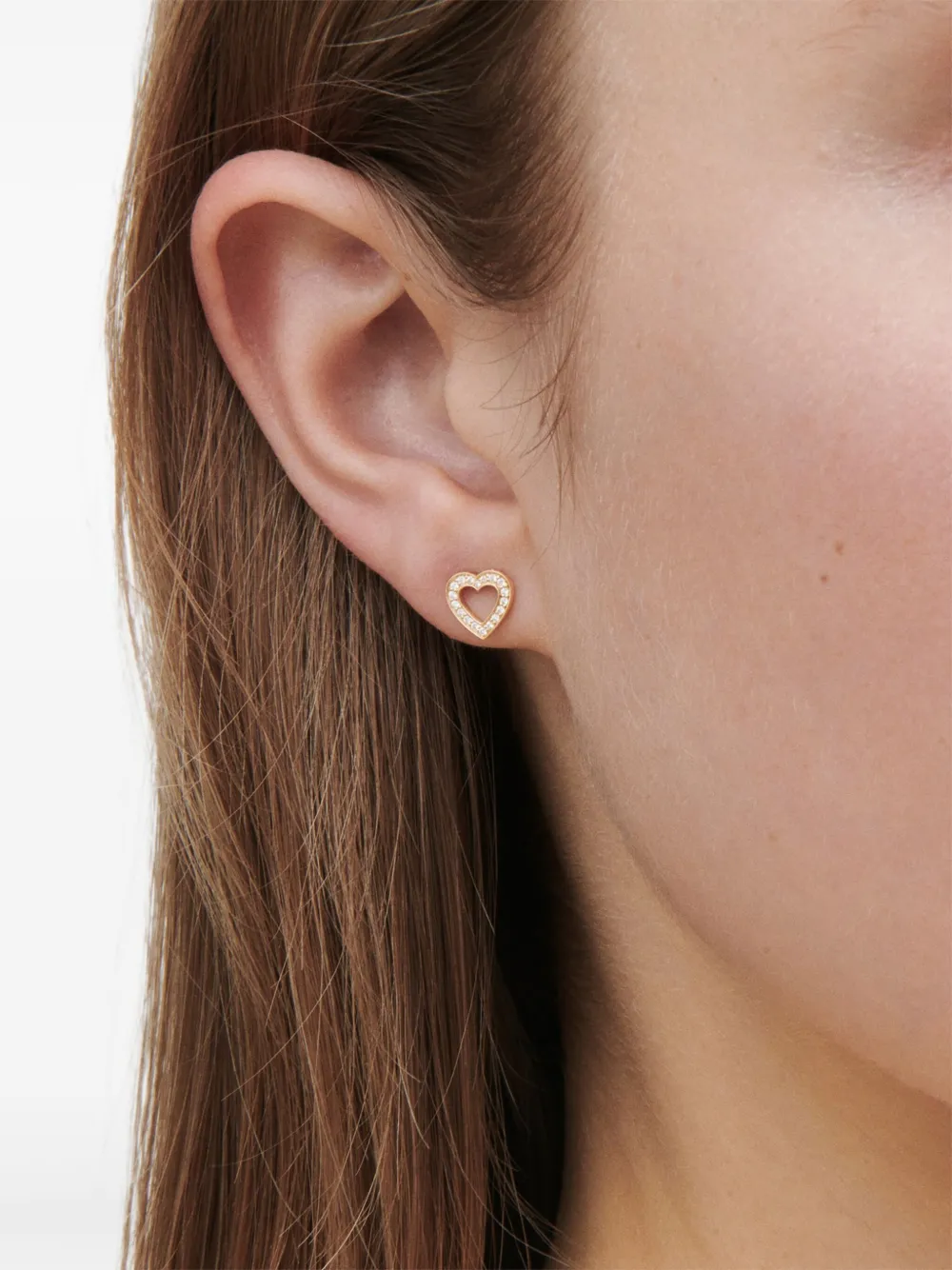 Sophie Bille Brahe 18k Recycled Gold Amour Diamond Earring In Gold