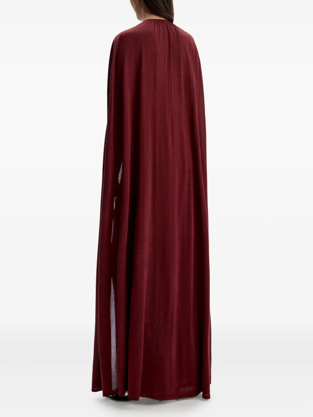 12 Storeez Cape Dress In Multi