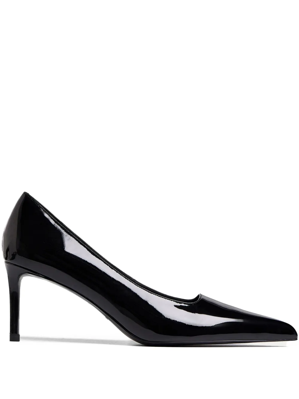 12 Storeez 70mm Gala Pointed-toe Pumps In Black
