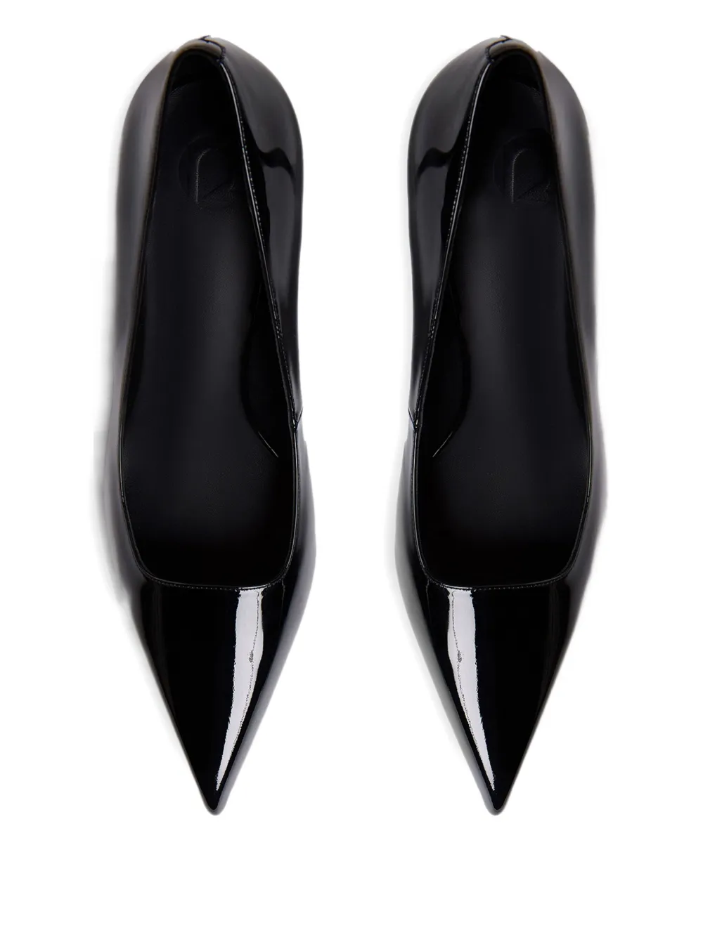 12 Storeez 70mm Gala Pointed-toe Pumps In Black