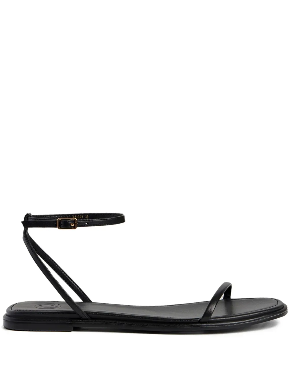 12 STOREEZ Sandalen met enkelbandjes Zwart