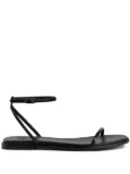 12 STOREEZ ankle-strap leather sandals - Black