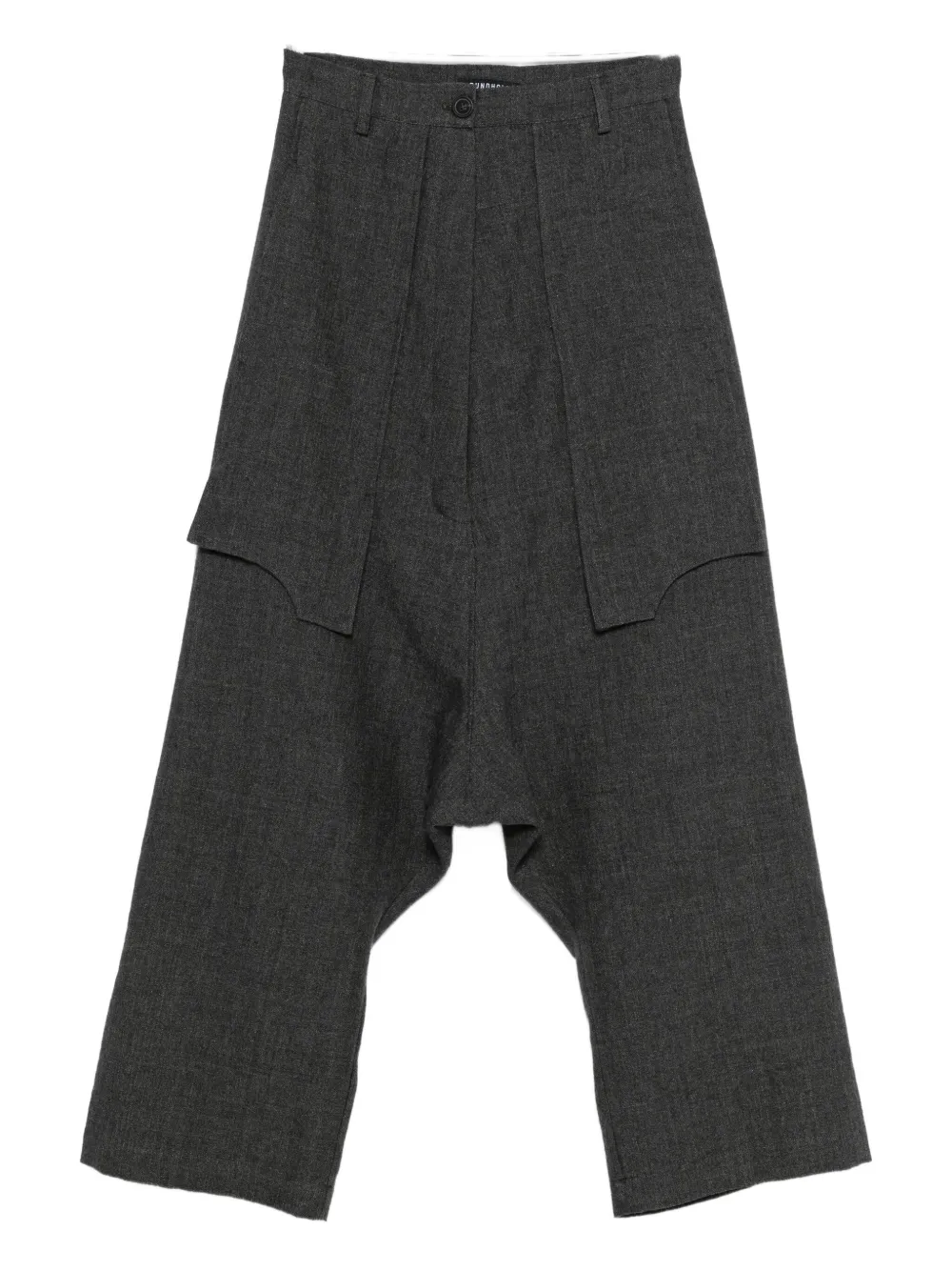 Rundholz Panelled Trousers In Black